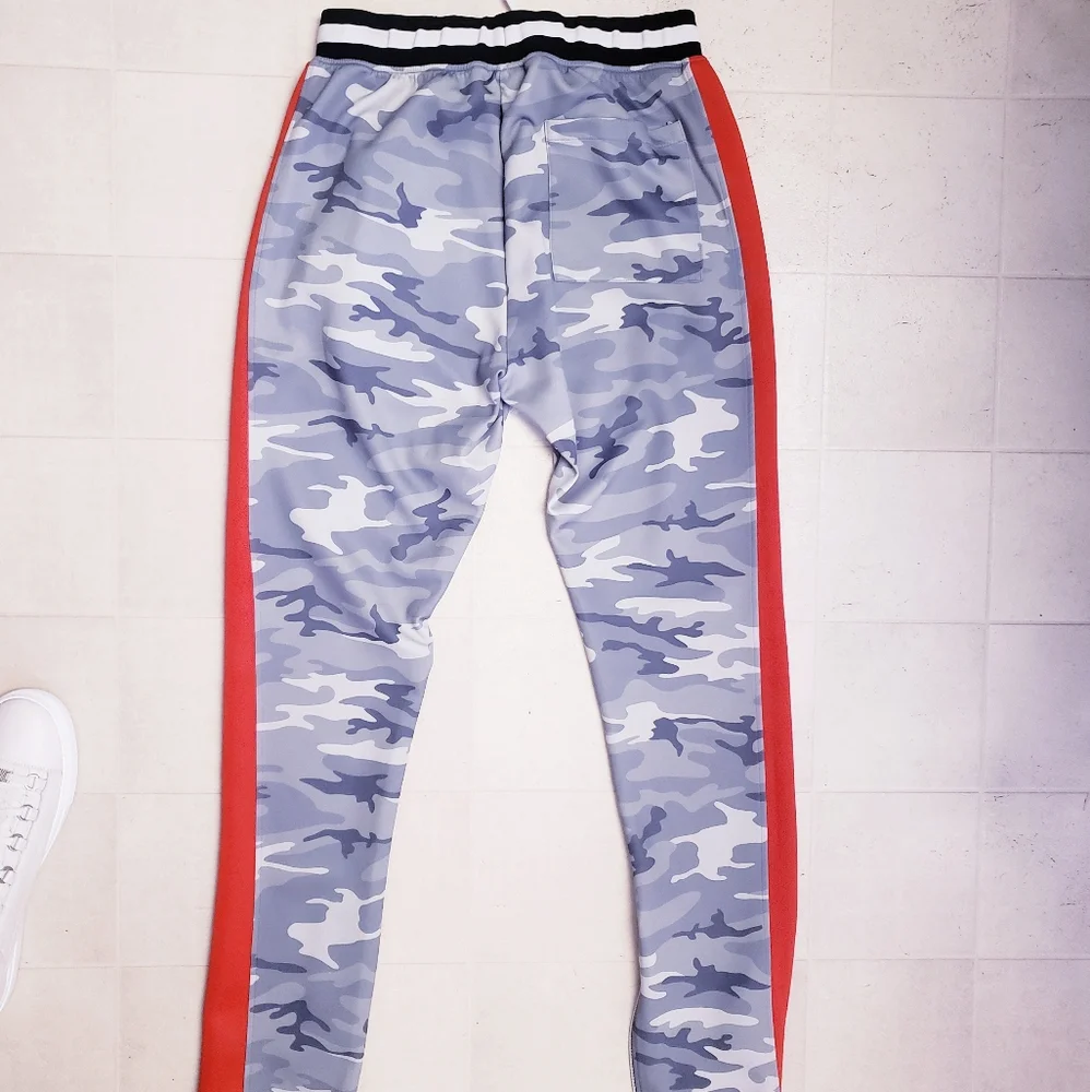 L Hudson camo track joggers from Saks - Picture 3 of 12